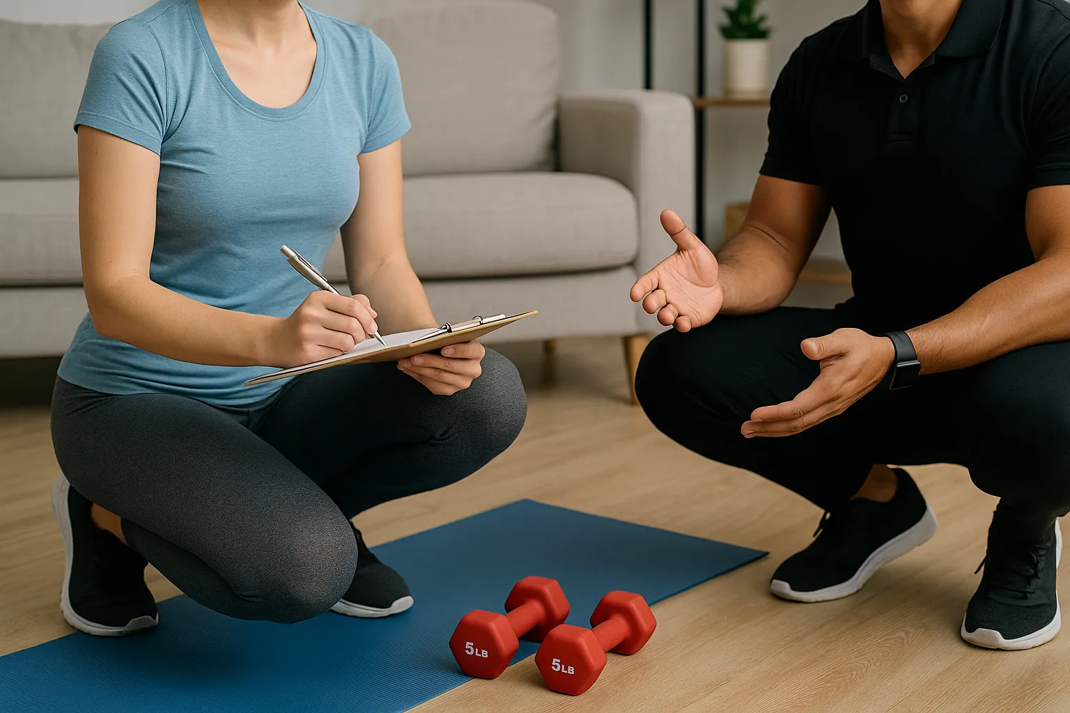 What Happens In a Typical Session With a Personal Trainer at Your House?