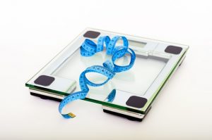 a picture of a scale to illustrate losing weight