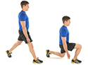 lunges at home